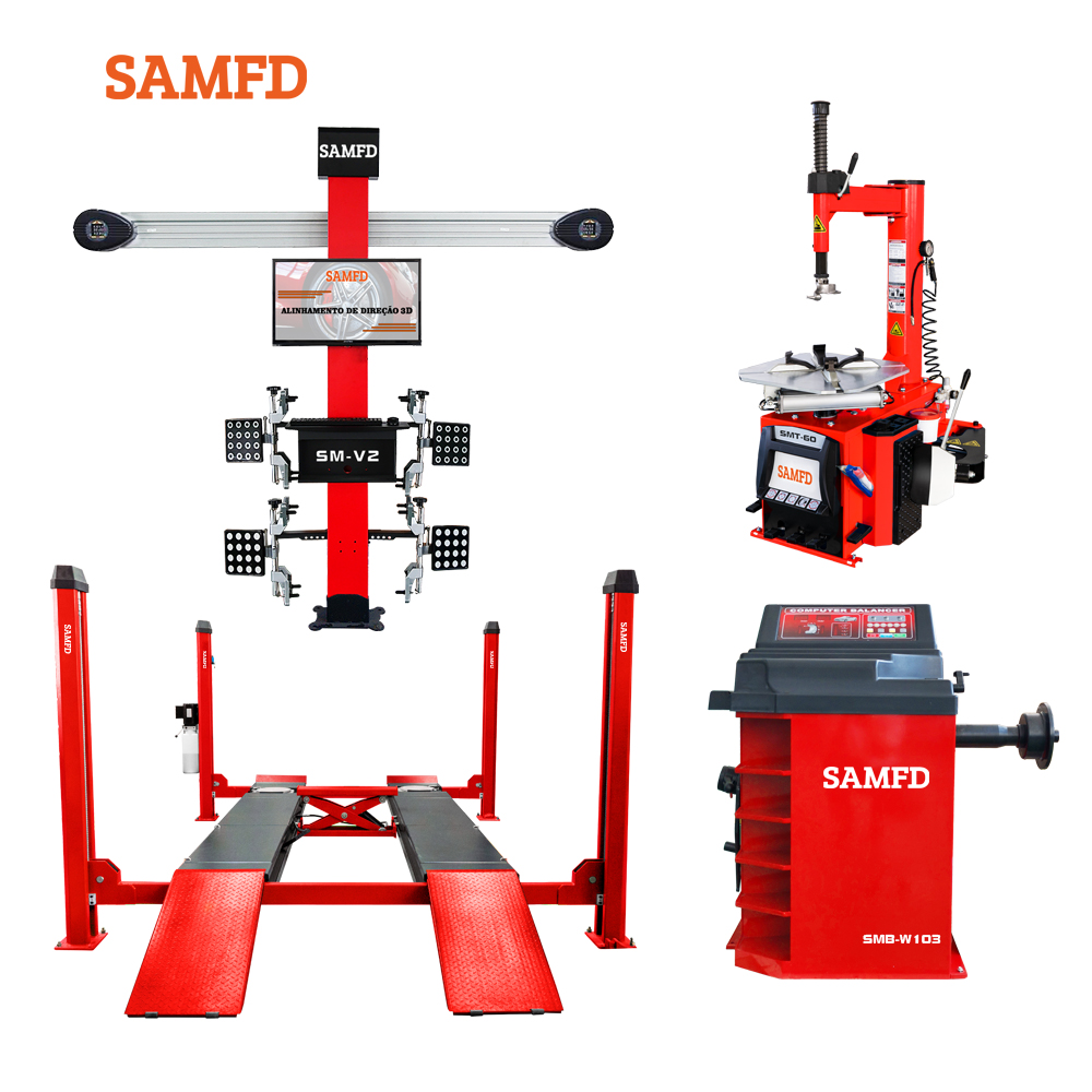 Tire Changer Machine - Máquina de Alineación de Ruedas 3D,