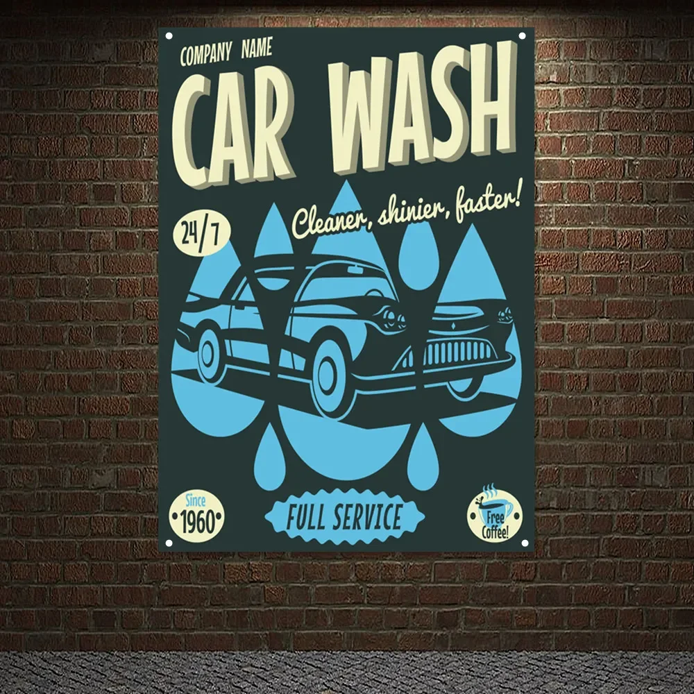 Auto Repair Shop Banners - Póster de servicio completo y reparación