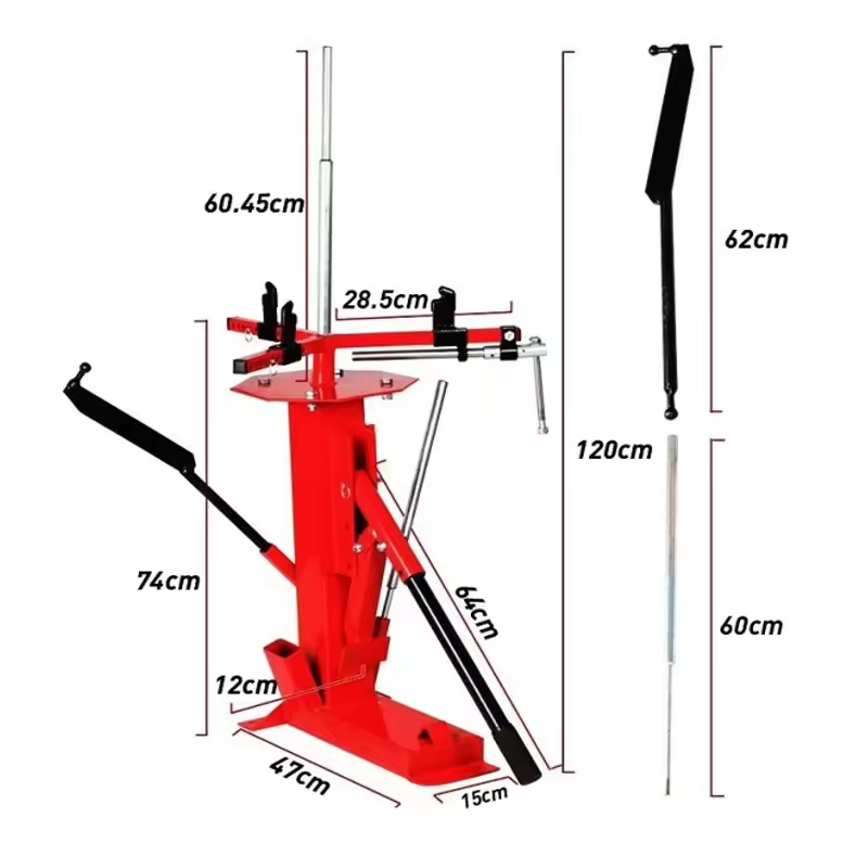 Tire Changer Machine - Desmontadora de Neumáticos Manual Portátil, Simple