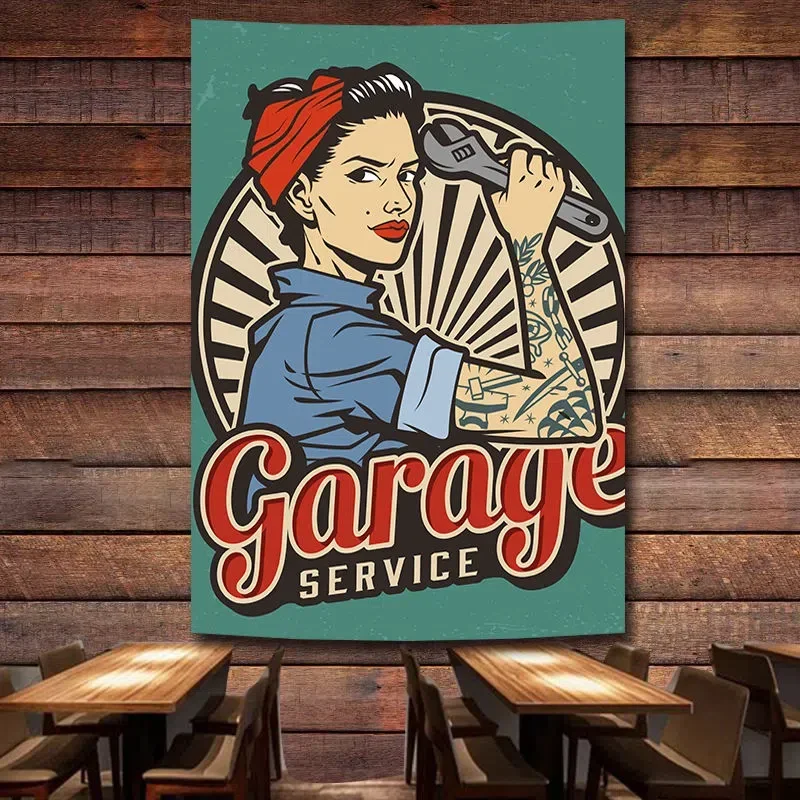 Auto Repair Shop Banners - Servicio de GARAGE, póster de reparación