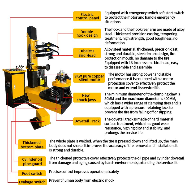 Máquina Reparadora de Neumátic - Tire Changer Machine reseña y precio