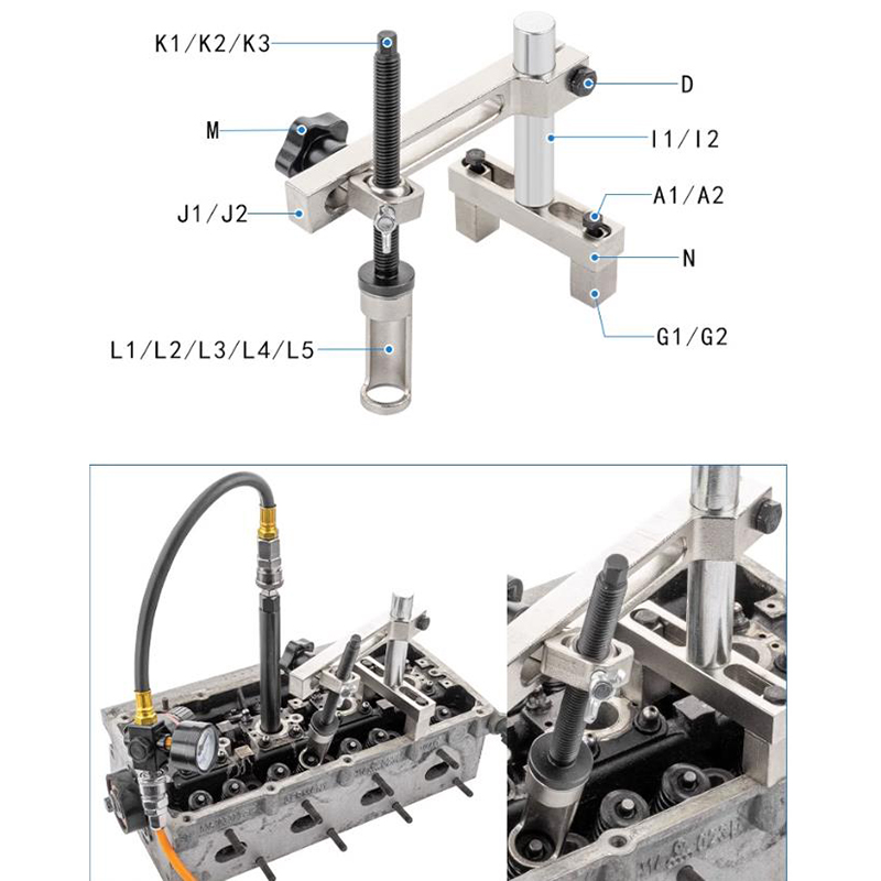 Juego de herramientas de servi - Valve Spring Compressor reseña y precio