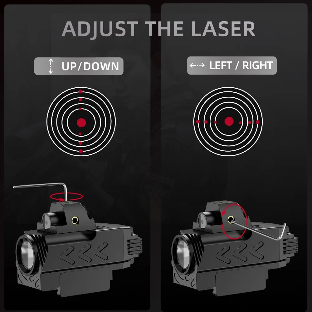 Linterna LED táctica de 800 lú - Timing Light Gun reseña y precio